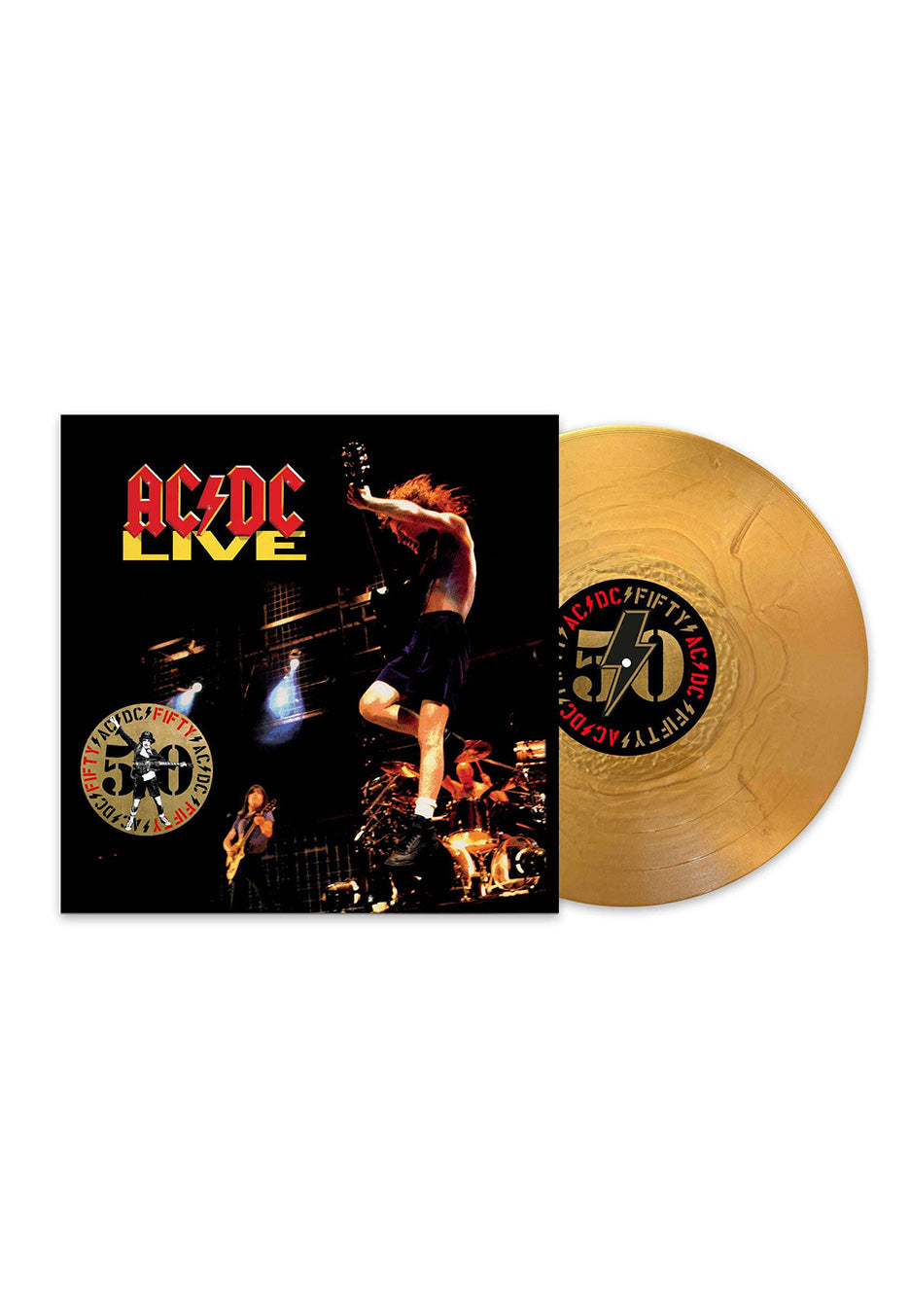 AC/DC - Live (Limited 50th Anniversary Edition) Gold - Colored 2 Vinyl | Neutral-Image