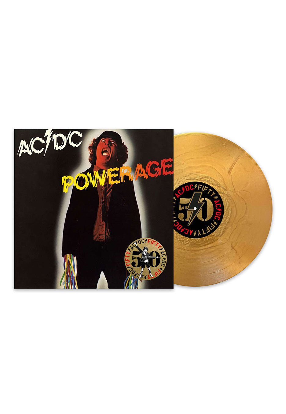 AC/DC - Powerage (Limited 50th Anniversary Edition) Gold - Colored Vinyl | Neutral-Image