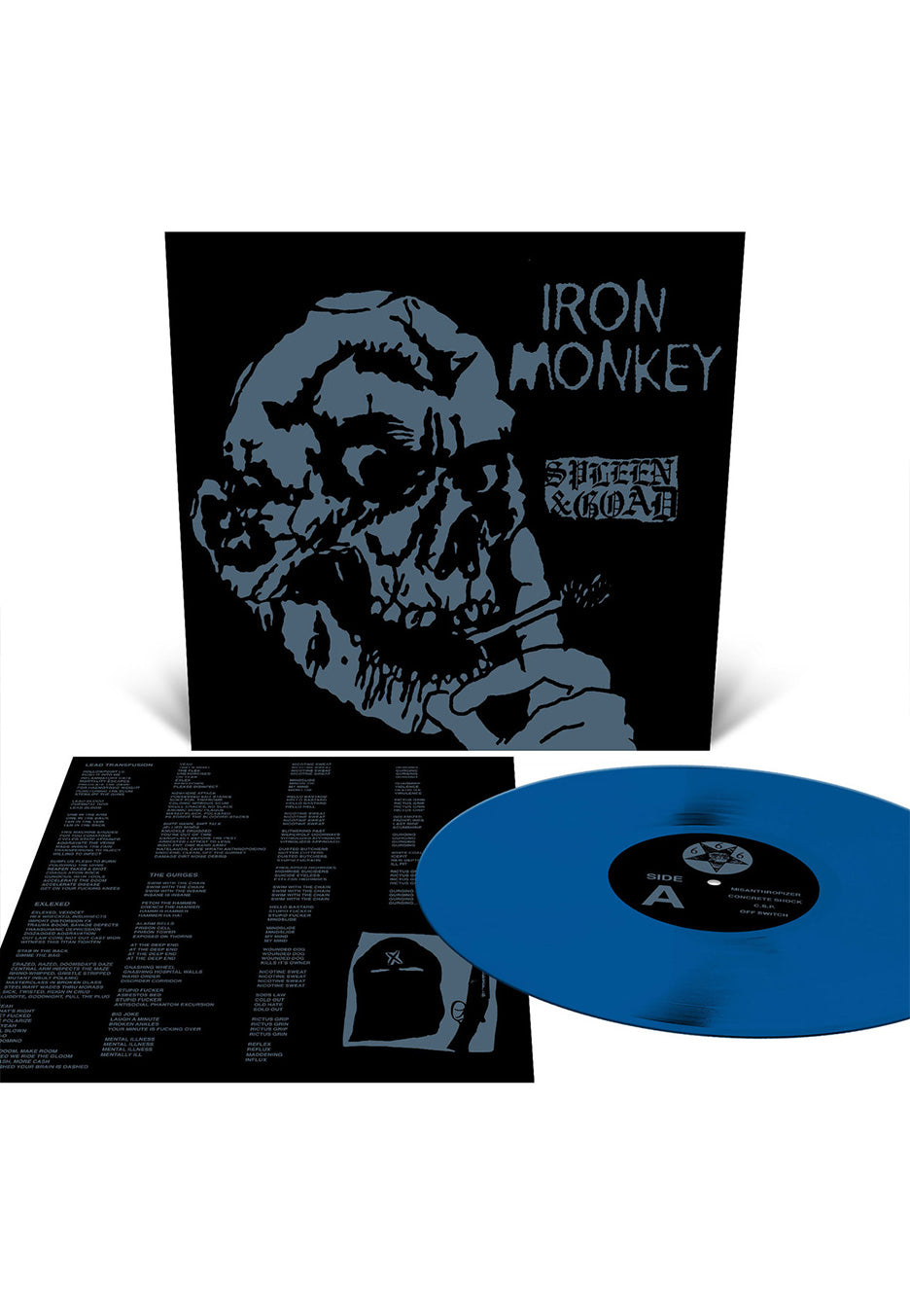 Iron Monkey - Spleen And Goad Ltd. Aqua Blue - Colored Vinyl | Neutral-Image