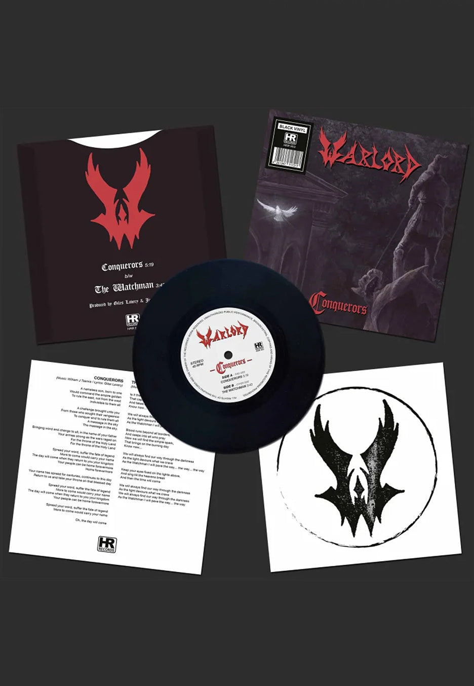 Warlord - Conquerors / The Watchman Ltd. - Single Vinyl | Neutral-Image