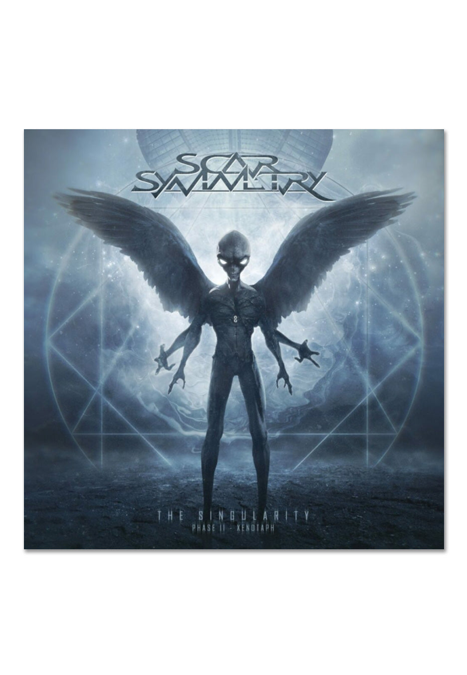 Scar Symmetry - The Singularity (Phase II - Xenotaph) Clear/Sky Blue - Splattered 2 Vinyl | Neutral-Image