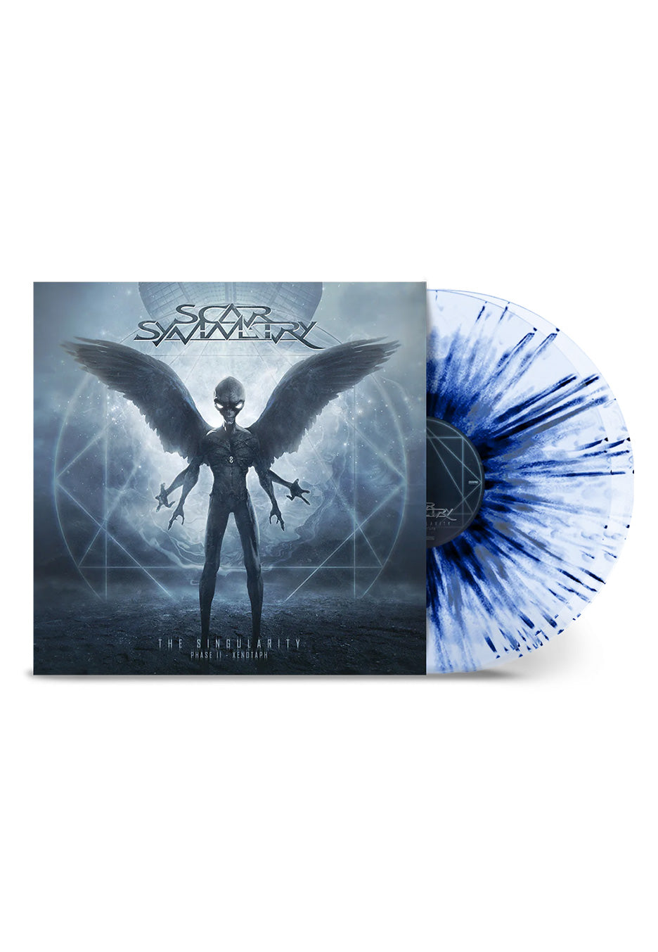 Scar Symmetry - The Singularity (Phase II - Xenotaph) Clear/Sky Blue - Splattered 2 Vinyl | Neutral-Image