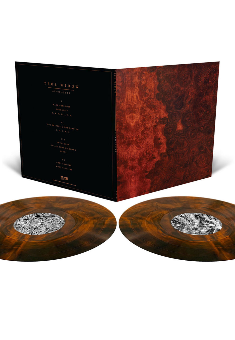 True Widow - AVVOLGERE Ltd. Orange Krush/Black Galaxy - Colored 2 Vinyl | Neutral-Image