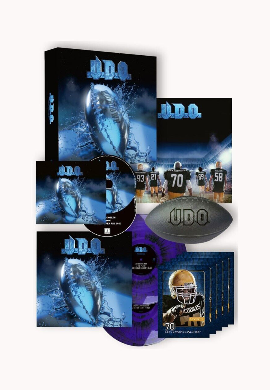 U.D.O. - Touchdown Purple/Black Dust - Colored Vinyl Boxset | Neutral-Image