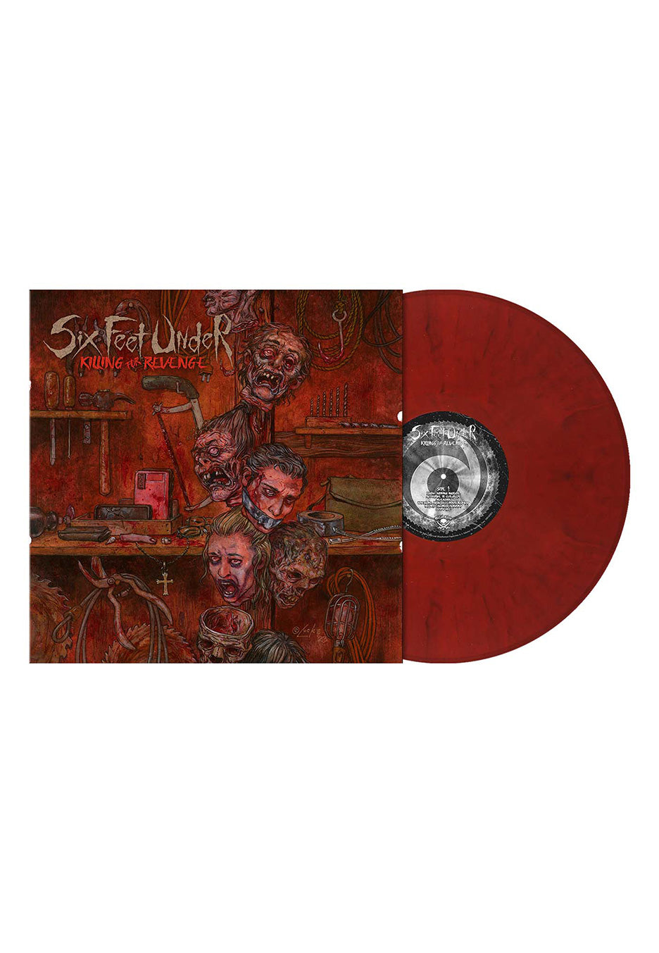 Six Feet Under - Killing For Revenge Ltd. Crusted Blood - Marbled Vinyl | Neutral-Image