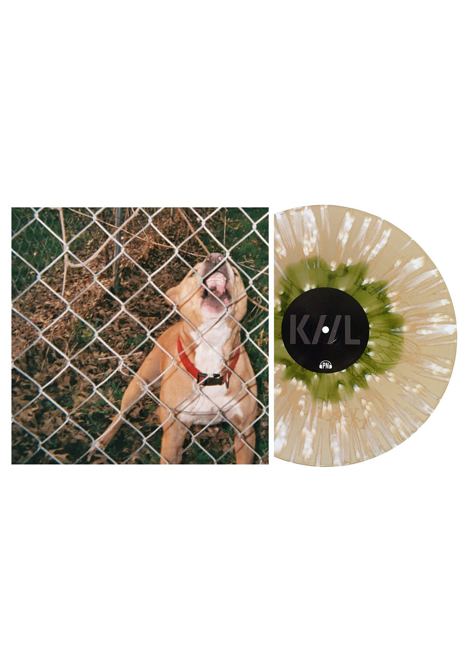 Knocked Loose - Pop Culture EP Ltd. Swamp Green In Beer w/ White - Splattered Vinyl | Neutral-Image