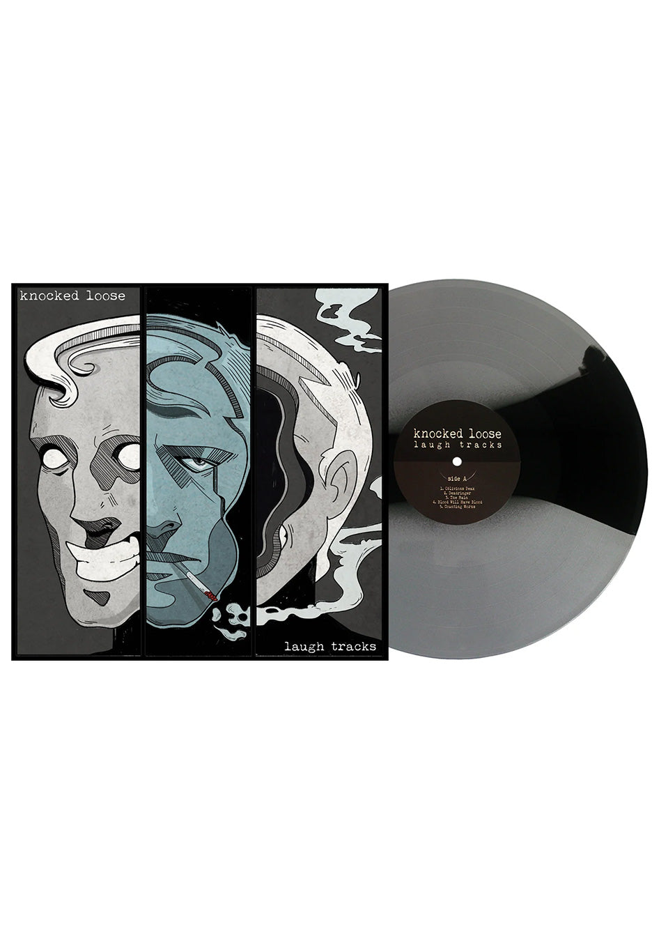 Knocked Loose - Laugh Tracks Ltd. Silver/Black - Colored Vinyl | Neutral-Image