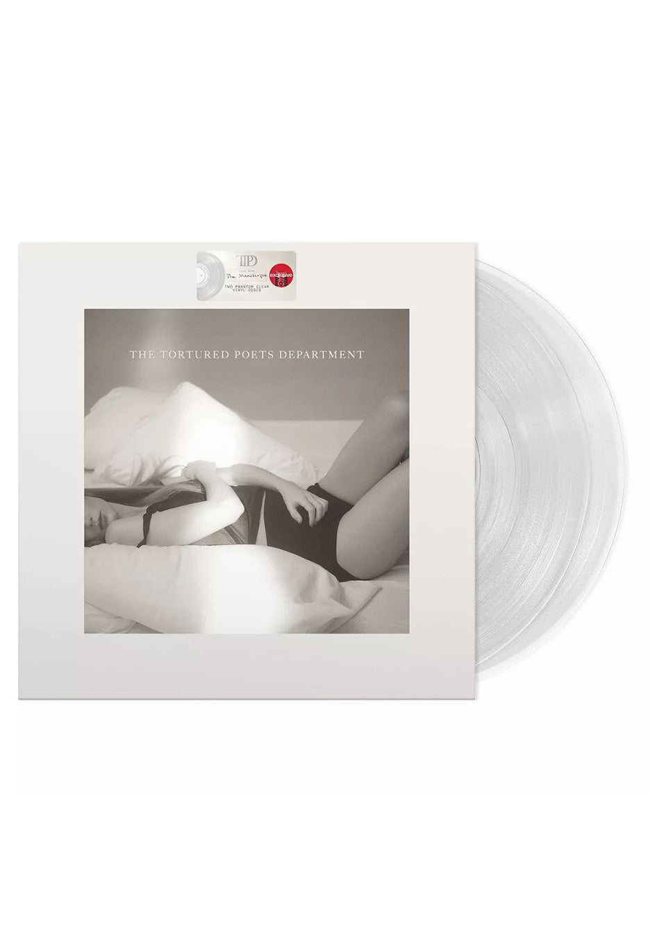 Taylor Swift - The Tortured Poets Department Ltd. Phantom Clear - Colored 2 Vinyl + Bonus Track | Neutral-Image