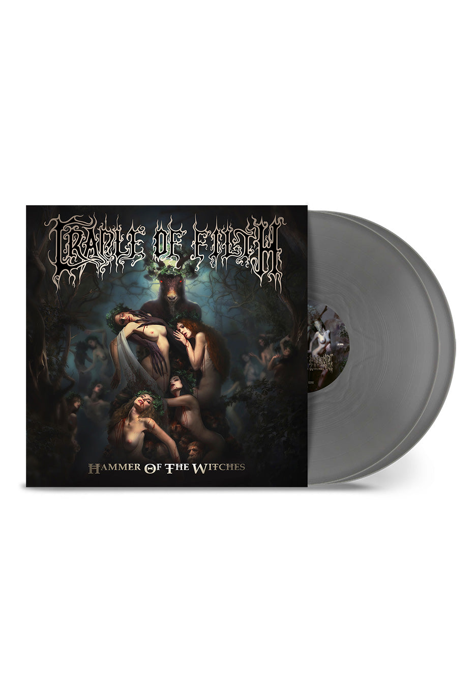 Cradle Of Filth - Hammer Of The Witches Ltd. Silver - Colored 2 Vinyl | Neutral-Image