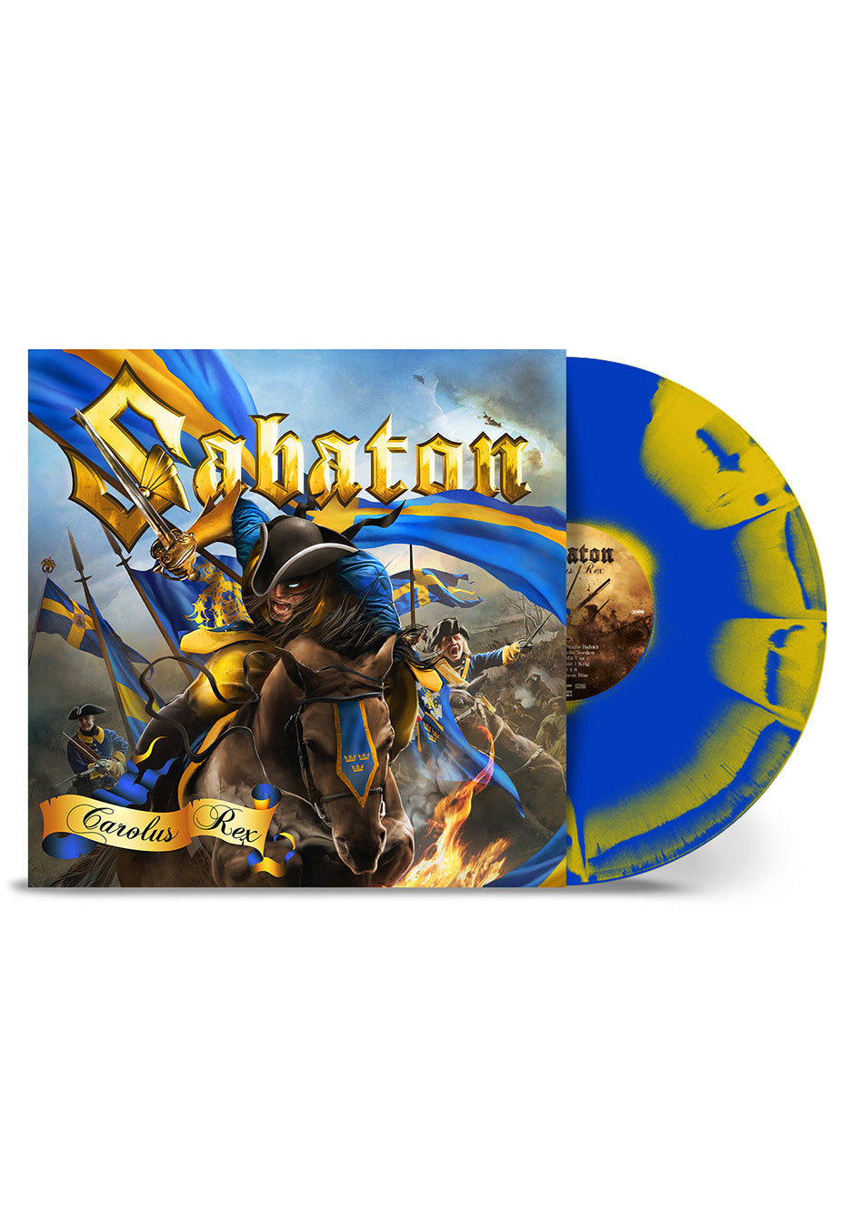 Sabaton - Carolus Rex (Swedish Edition) Blue/Yellow - Colored Vinyl | Neutral-Image