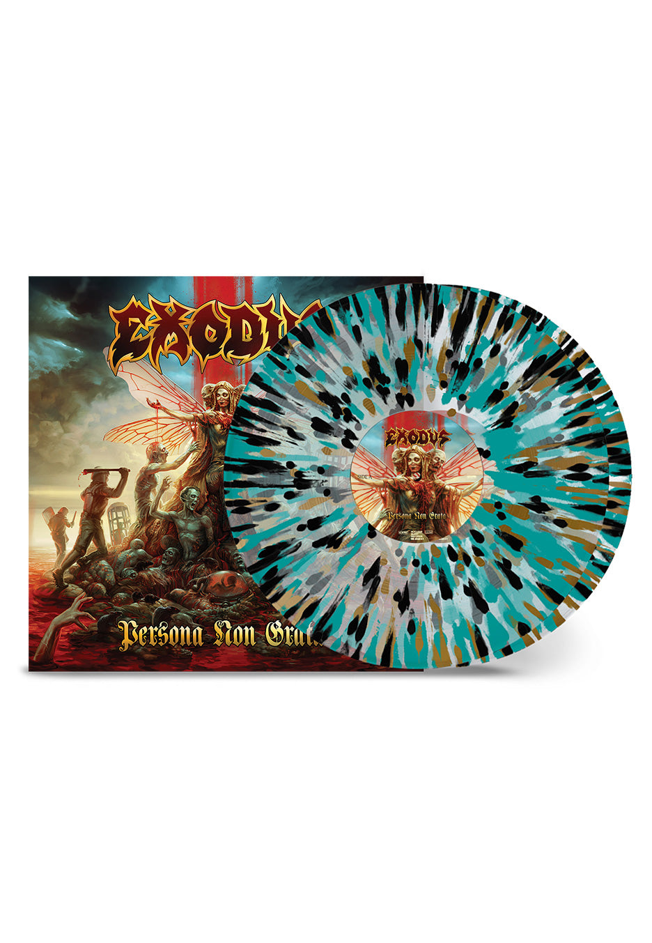 Exodus - Persona Non Grata Ltd. Clear/Gold/Black/Turquise - Splatter 2 Vinyl | Neutral-Image