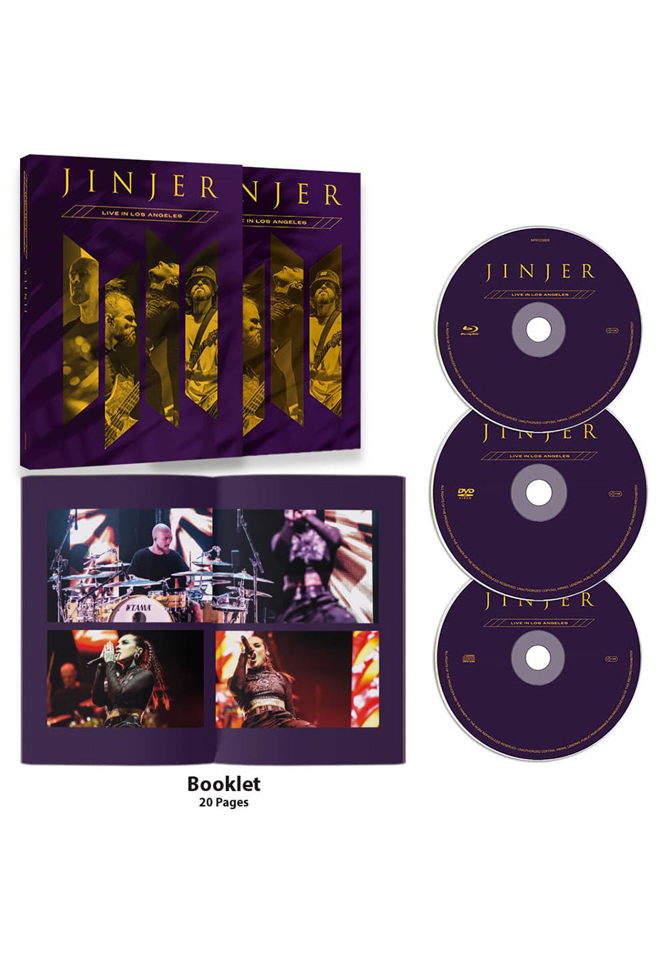 Jinjer - Live In Los Angeles - 3 CD | Neutral-Image