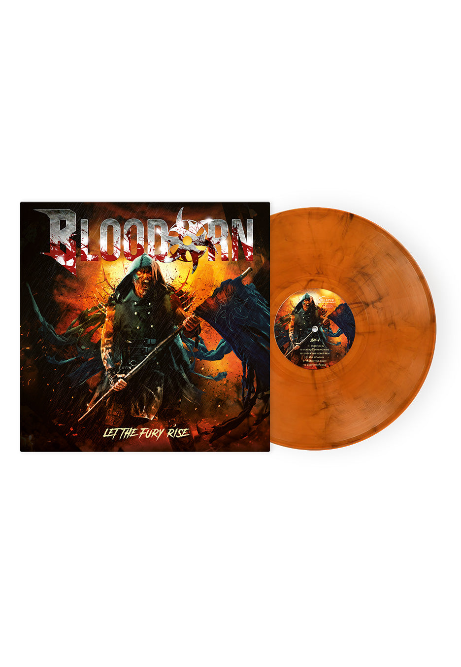 Bloodorn - Let The Fury Rise Ltd. Orange/Black - Marbled Vinyl | Neutral-Image