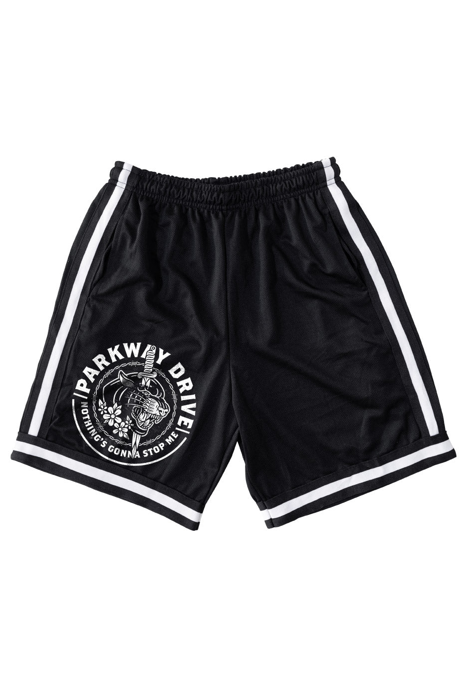 Parkway Drive - Stop Me Striped - Shorts | Neutral-Image