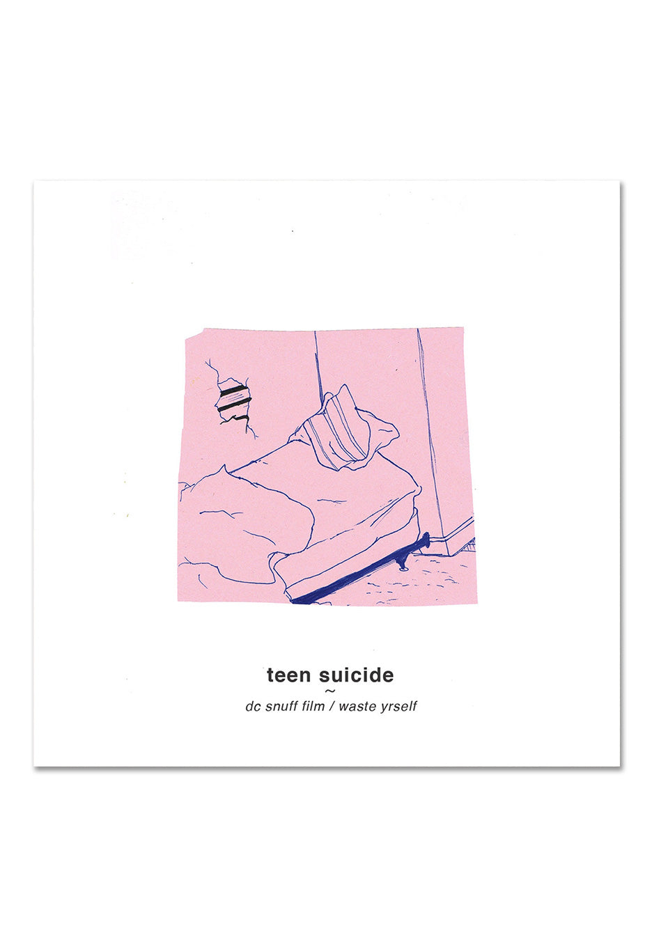 Teen Suicide - DC Snuff Film / Waste Yrself Ltd. Pink - Marbled Vinyl | Neutral-Image