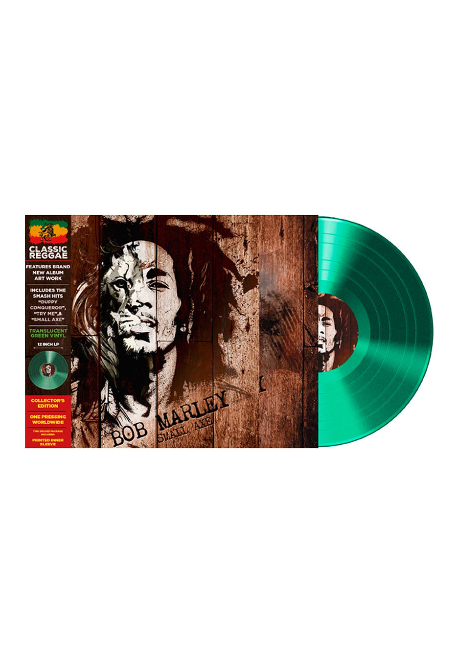 Bob Marley - Small Axe Ltd. Transparent Green - Vinyl | Neutral-Image