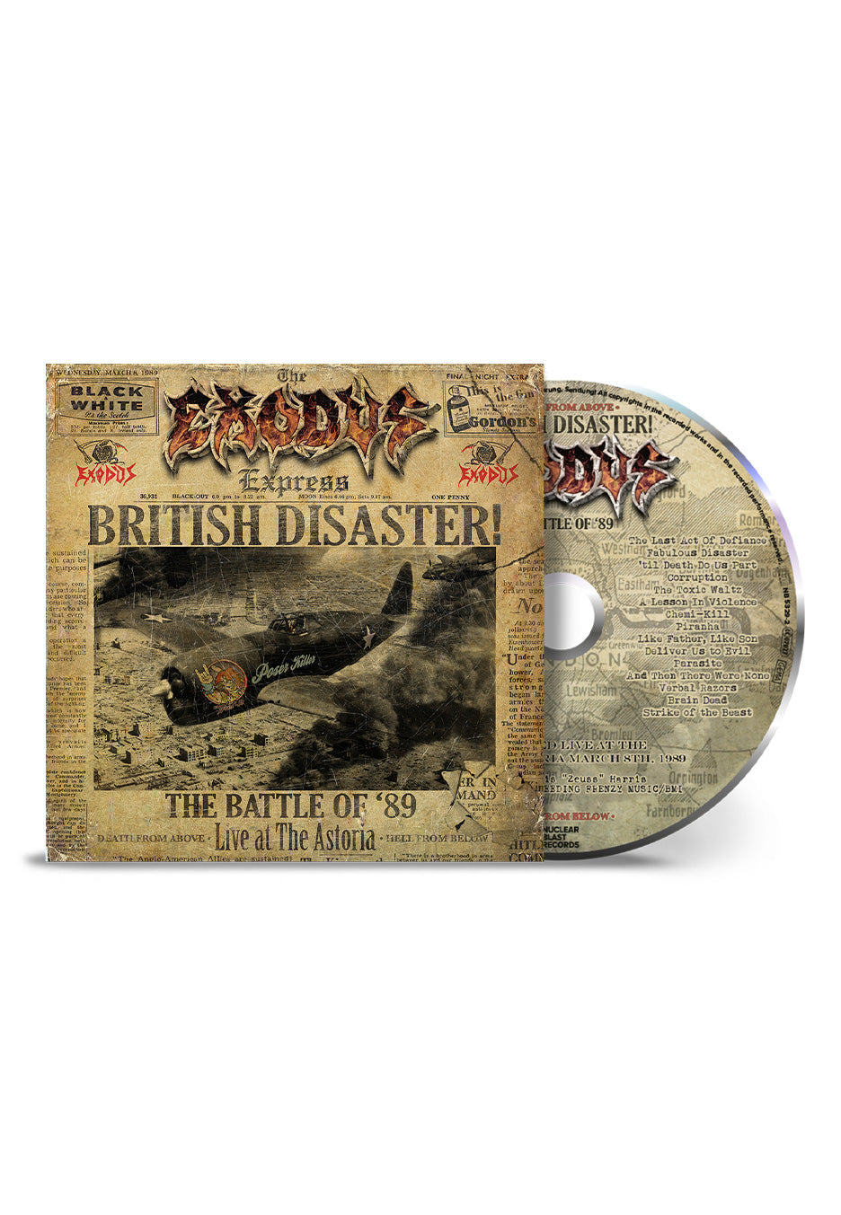 Exodus - British Disaster: The Battle Of '89 (Live At The Astoria) - CD | Neutral-Image