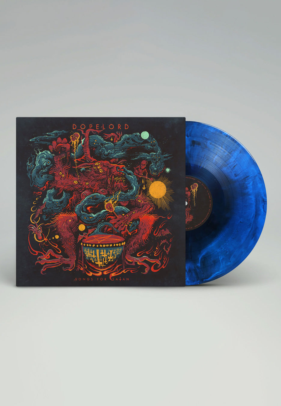 Dopelord - Songs For Satan (Cold Day In Hell Edition) Ltd. Blue/Black - Marbled Vinyl | Neutral-Image