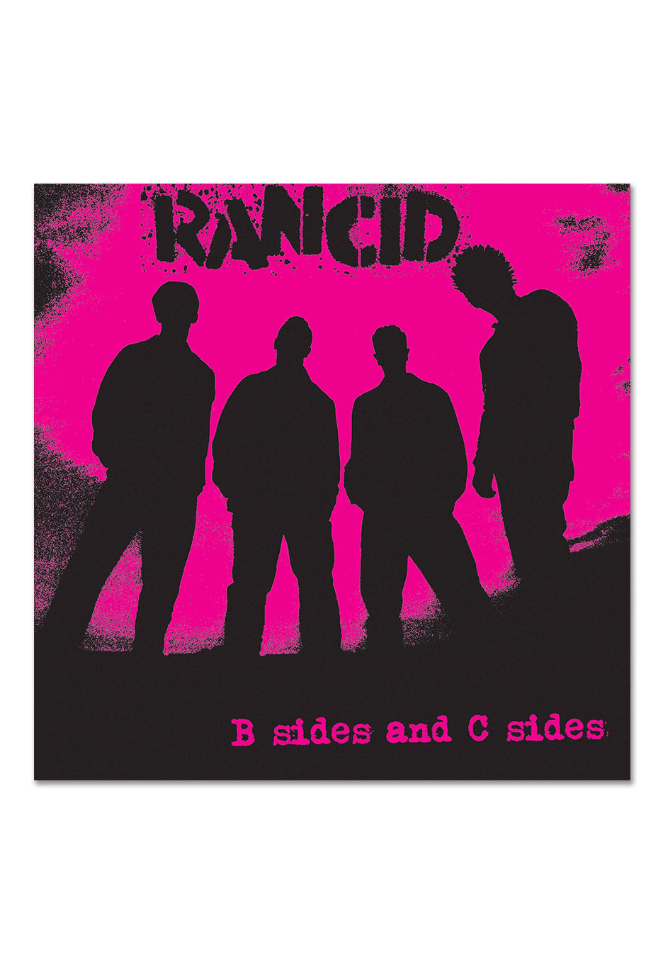 Rancid - B Sides And C Sides Ltd. Neon Magenta/Neon Green w/ Black - Splattered 2 Vinyl | Neutral-Image