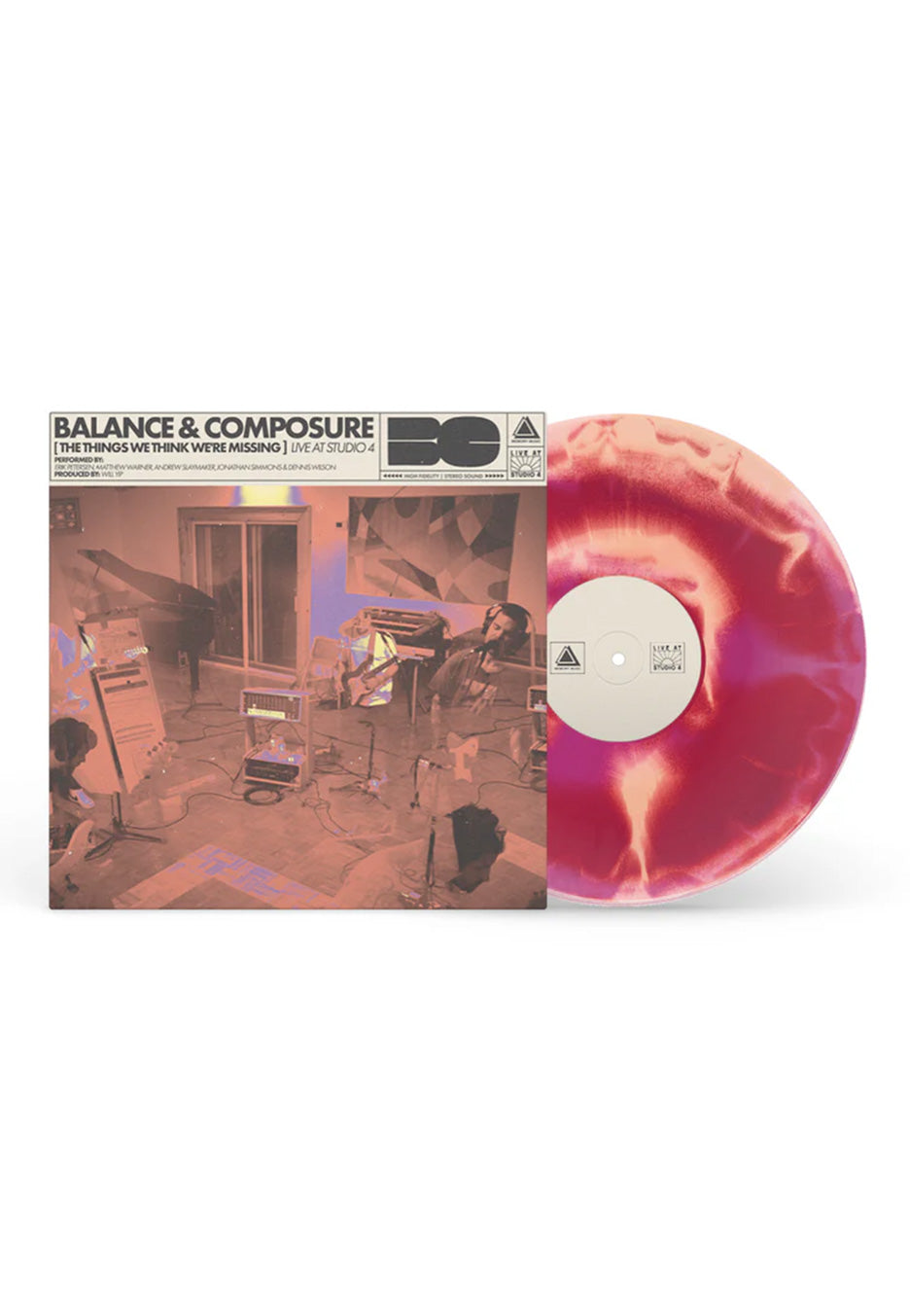 Balance And Composure - The Things We Think We're Missing Live At Studio 4 Purple/Cream Swirl - Colored Vinyl | Neutral-Image