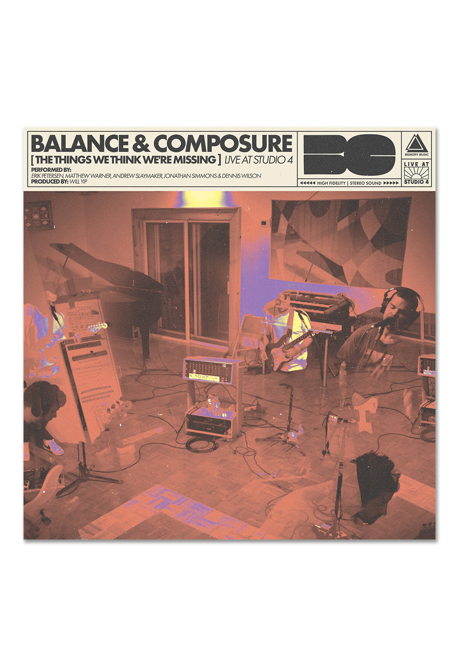 Balance And Composure - The Things We Think We're Missing Live At Studio 4 Purple/Cream Swirl - Colored Vinyl | Neutral-Image