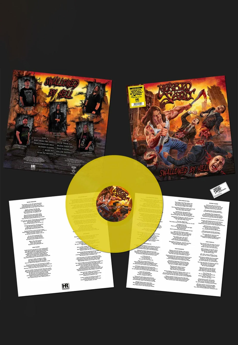 Morbid Saint - Swallowed By Hell Ltd. Yellow - Colored Vinyl | Neutral-Image