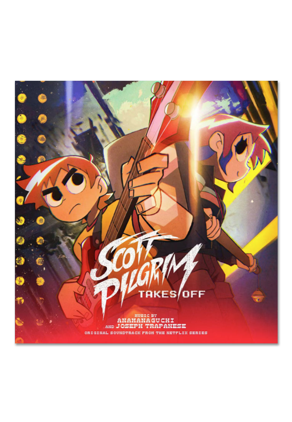 Scott Pilgrim - Scott Pilgrim Takes Off OST (Anamanaguchi) Ltd. Black & White - Colroed 2 Vinyl | Neutral-Image