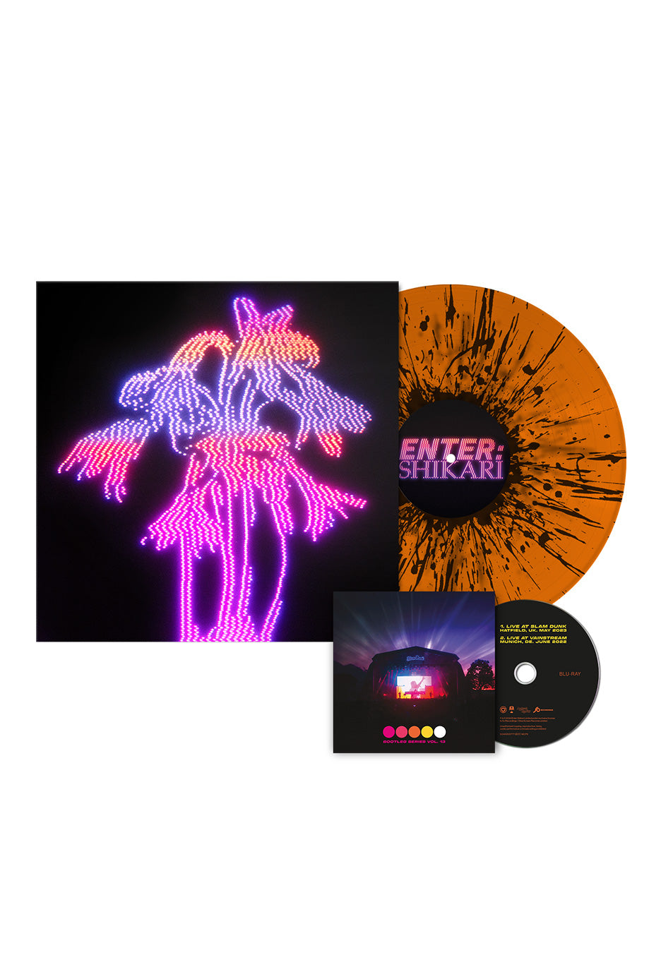 Enter Shikari - Dancing On The Frontline Ltd. Orange/Black - Splatter Vinyl | Neutral-Image