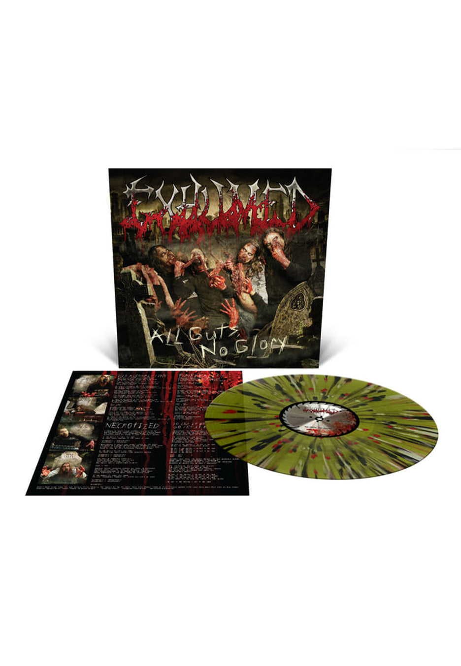 Exhumed - All Guts, No Glory Ltd. Swamp Green - Splatter Vinyl | Neutral-Image