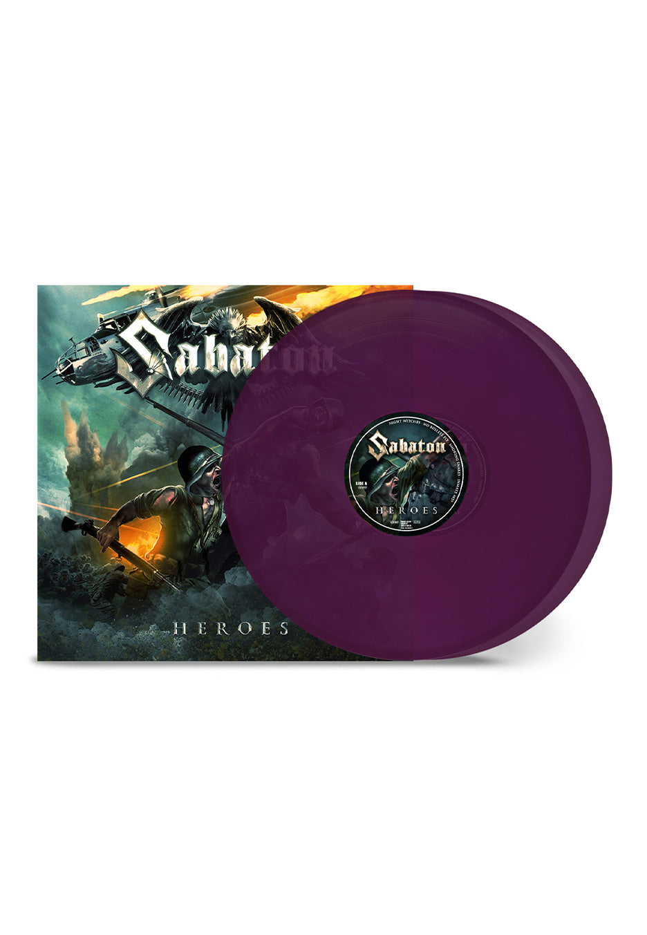 Sabaton - Heroes (10th Anniversary) Ltd. Transparent Violet - Colored 2 Vinyl | Neutral-Image