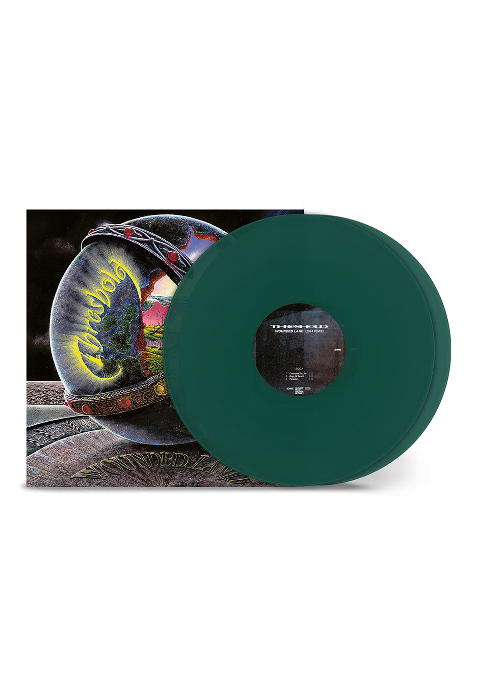 Threshold - Wounded Land (Remixed & Remastered) Ltd. Transparent Green - Colored 2 Vinyl | Neutral-Image