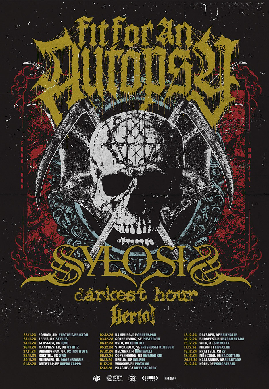 Fit For An Autopsy - 02.12.2024 Hamburg - Ticket | Neutral-Image