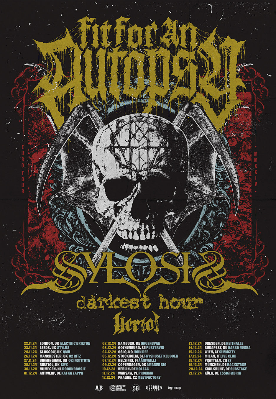 Fit For An Autopsy - 13.12.2024 Dresden - Ticket | Neutral-Image