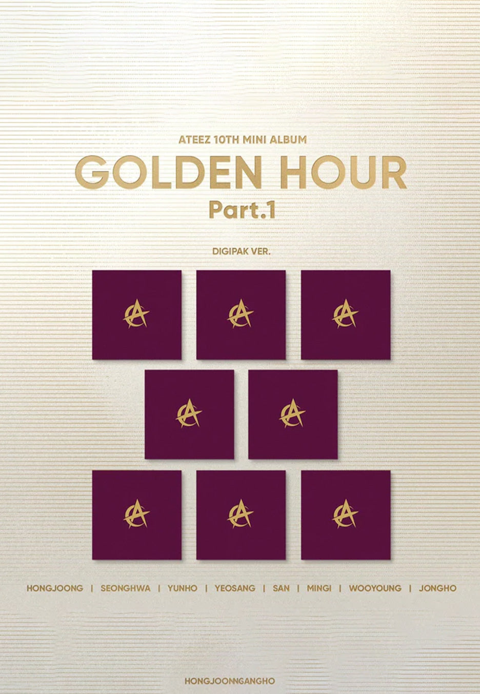 Ateez - Golden Hour: Part 1 - Digipak CD | Neutral-Image