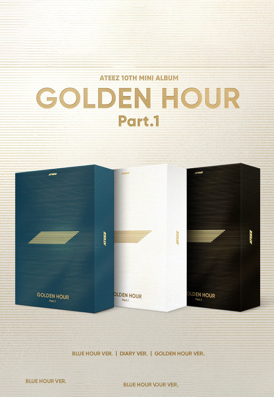 Ateez - Golden Hour: Part 1 (Photobook Version) - CD | Neutral-Image