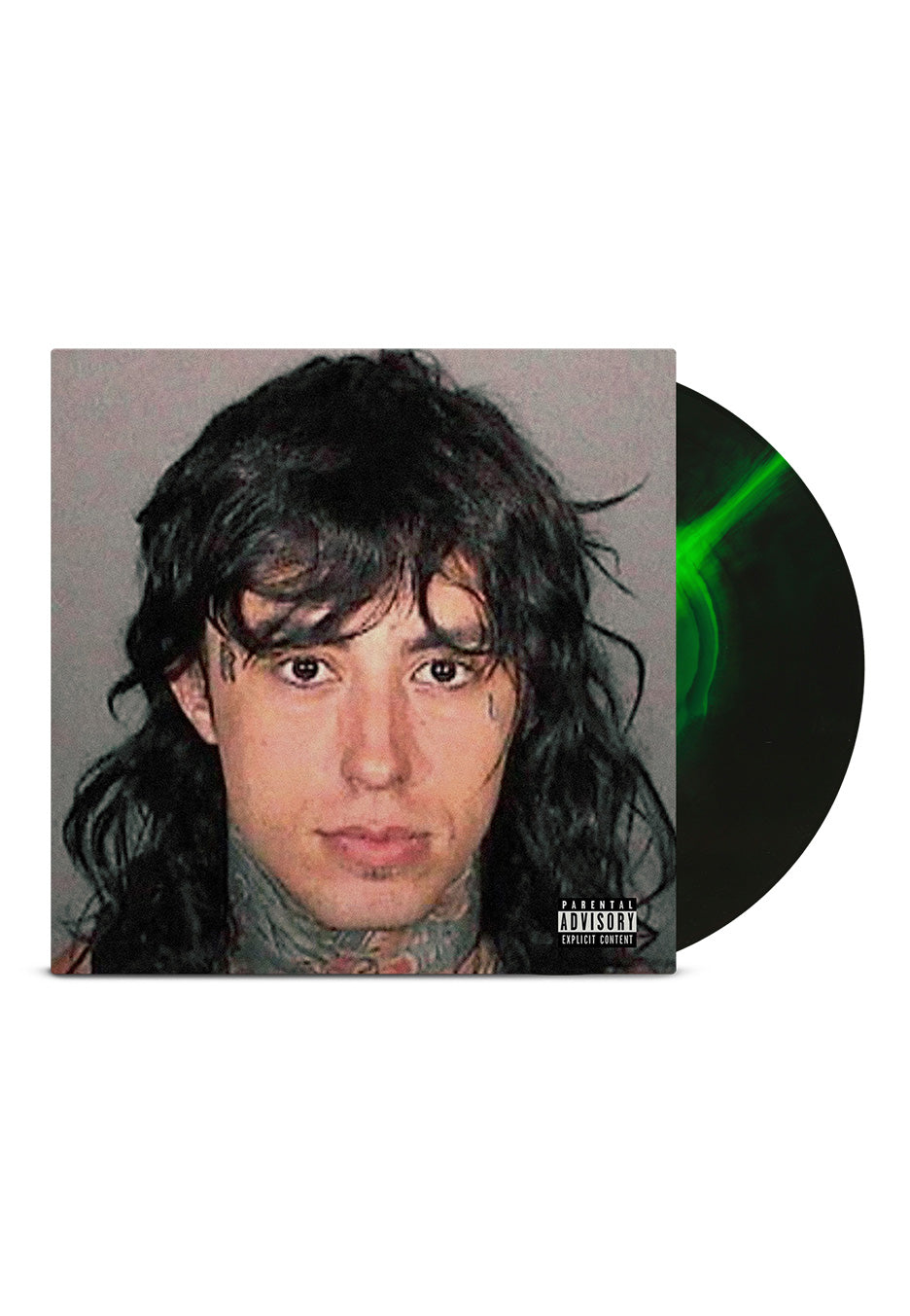 Falling In Reverse - Popular Monster Neon Green/Black Galaxy - Colored Vinyl | Neutral-Image