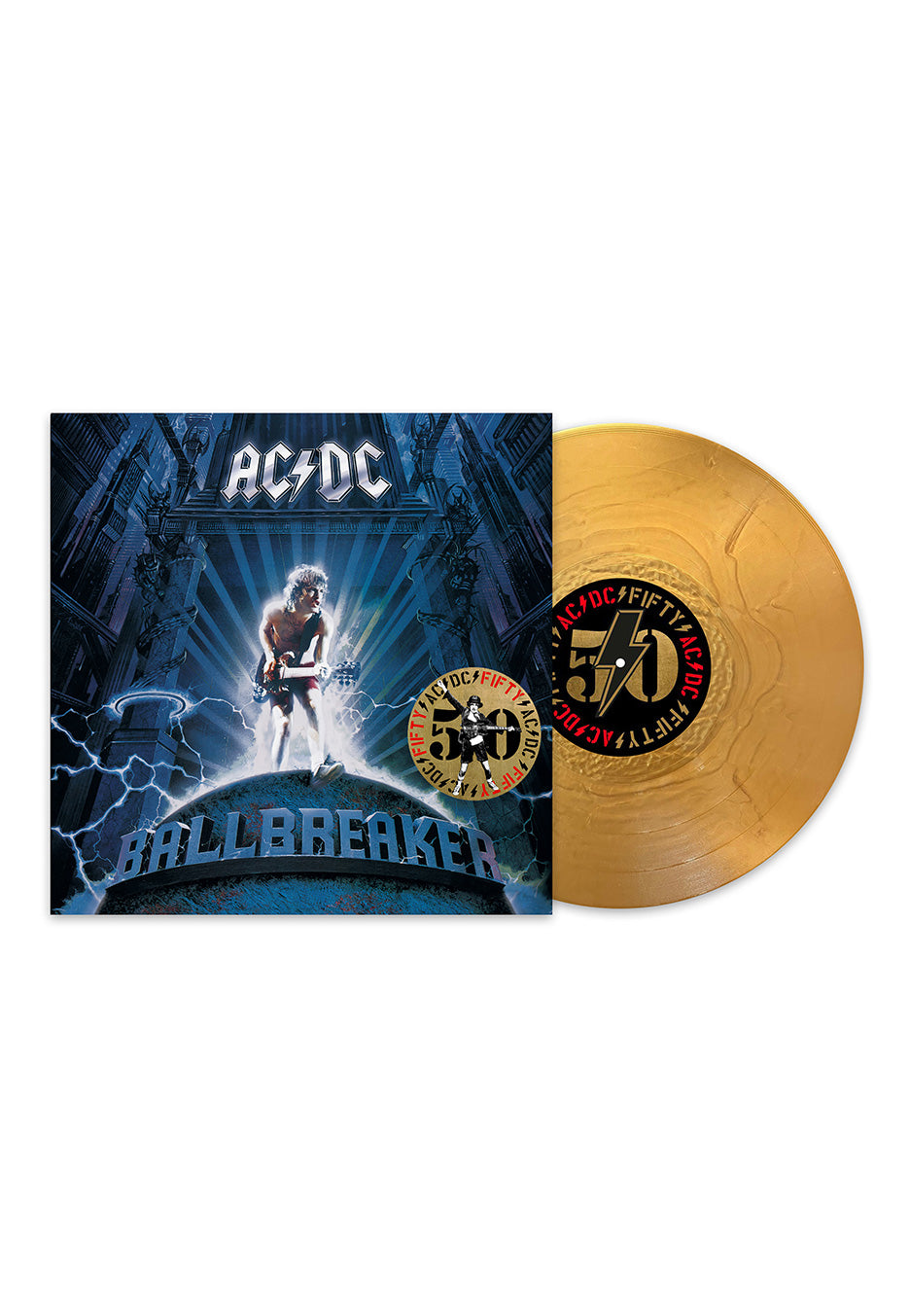 AC/DC - Ballbreaker (Limited 50th Anniversary) Gold - Colored Vinyl | Neutral-Image