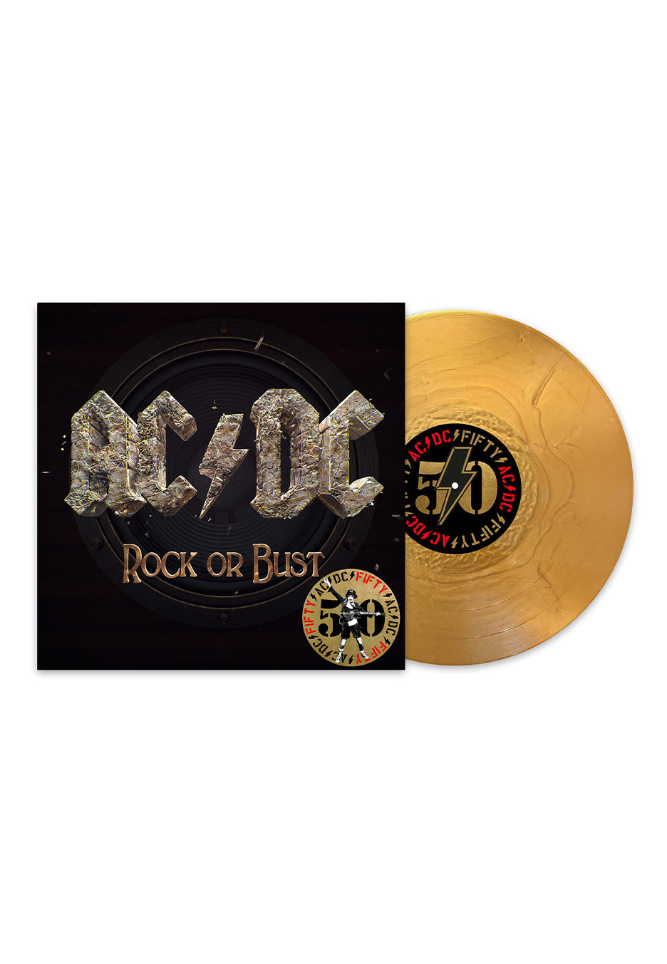 AC/DC - Rock Or Bust (Limited 50th Anniversary) Gold - Colored Vinyl | Neutral-Image