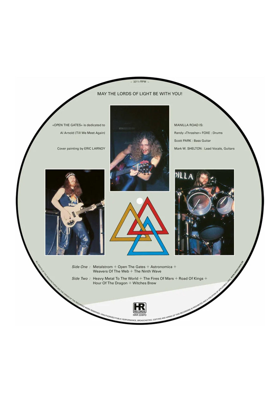 Manilla Road - Open The Gates Ltd. - Picture Vinyl | Neutral-Image