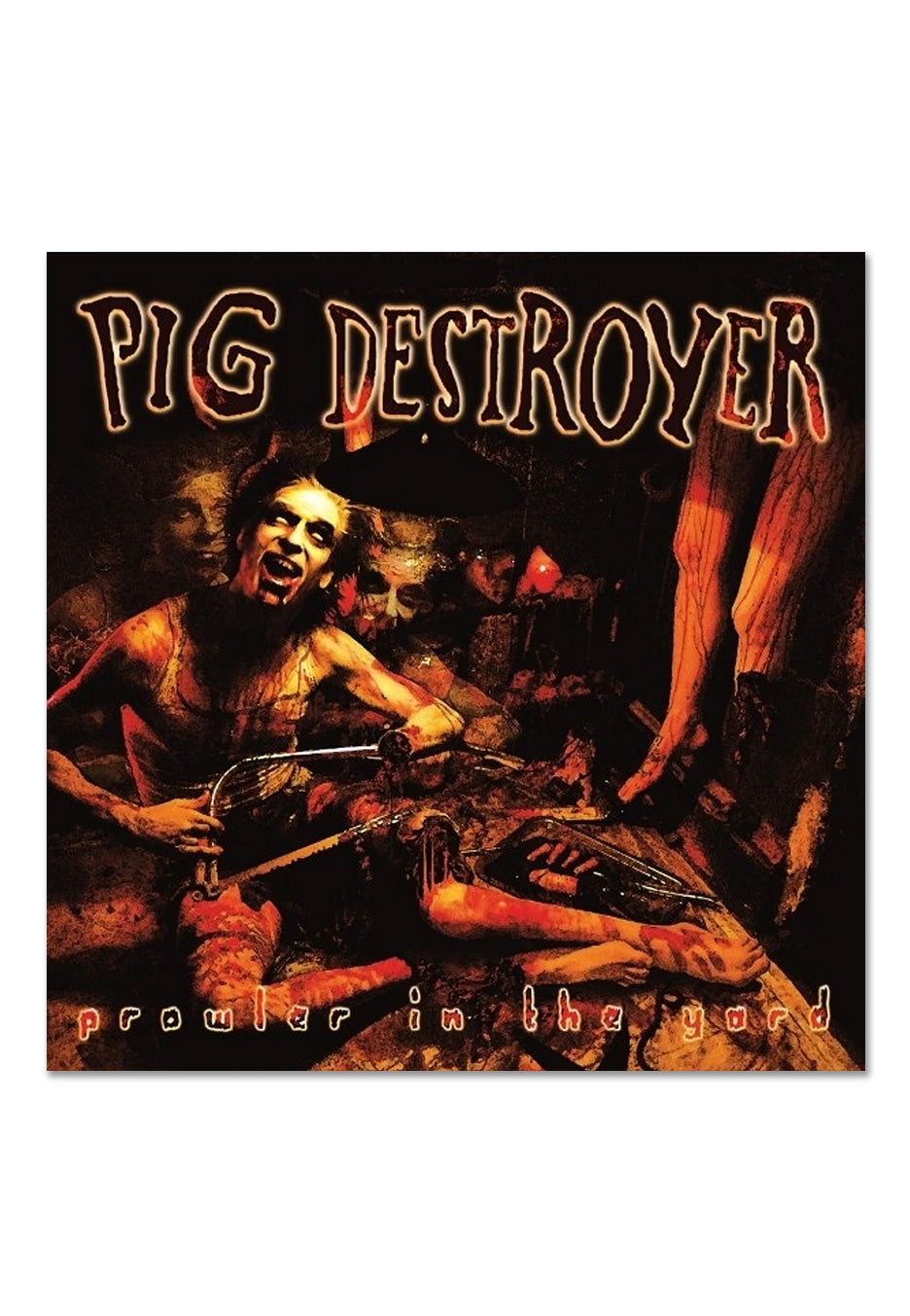 Pig Destroyer - Prowler In The Yard (Deluxe Reissue) Ltd. Oxblood/Black Ripple Effect - Colored Vinyl  | Neutral-Image