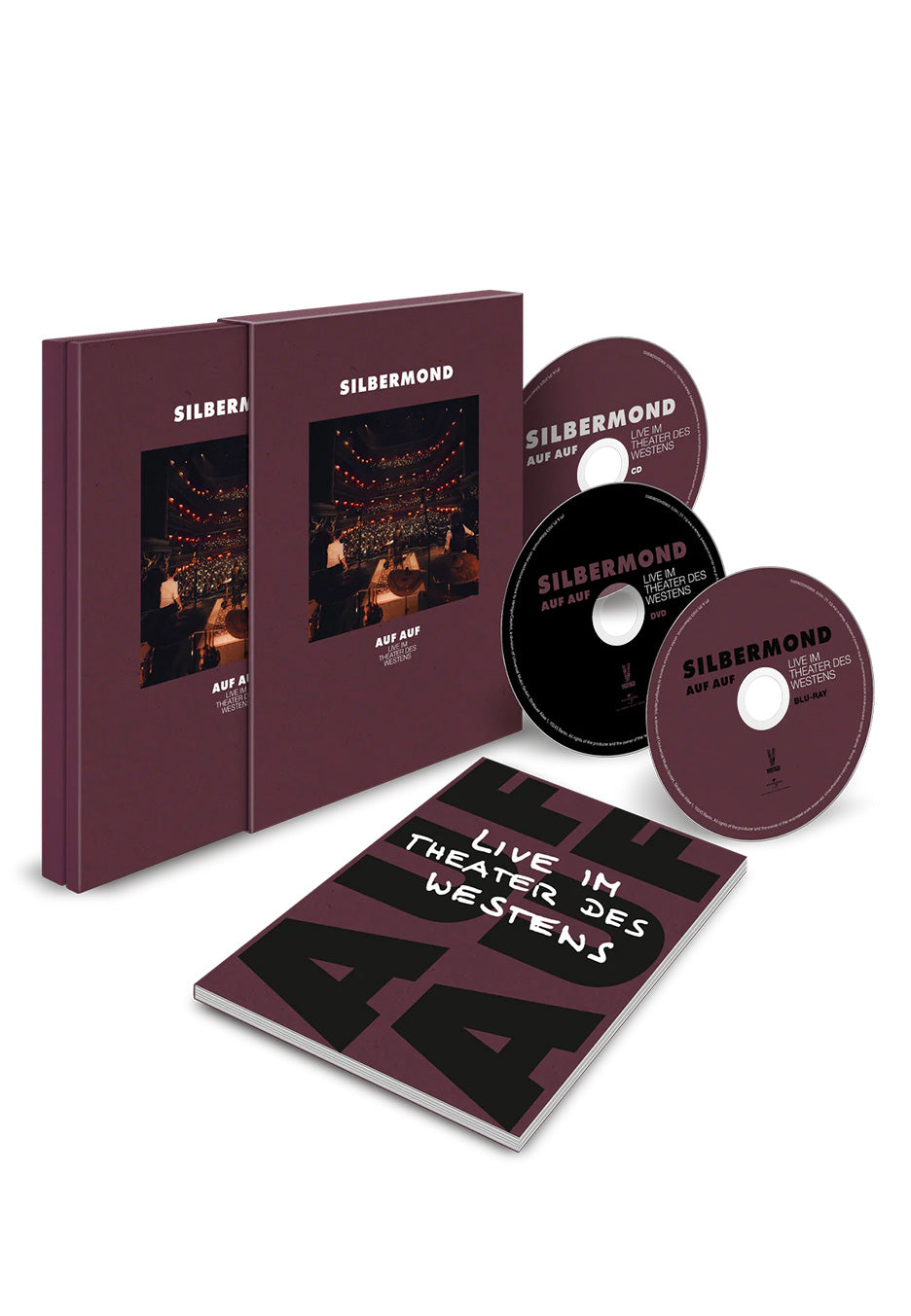 Silbermond - Auf Auf - Live Im Theater Des Westens - CD+DVD+Blu Ray | Neutral-Image