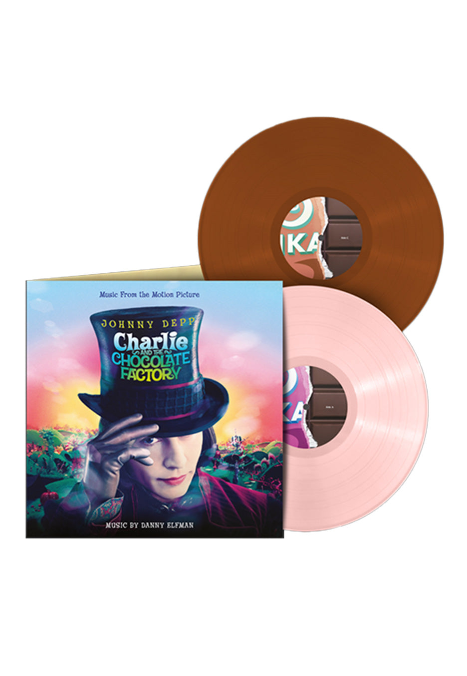 Willy Wonka & The Chocolate Factory - Charlie & The Choc. Factory Ltd. Marshmallow/Chocolate - Colored 2 Vinyl | Neutral-Image