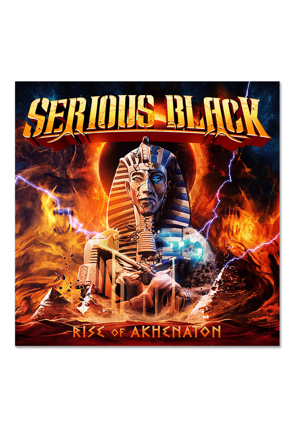 Serious Black - Rise Of Akhenaton Ltd. Red/Orange - Marbled Vinyl | Neutral-Image