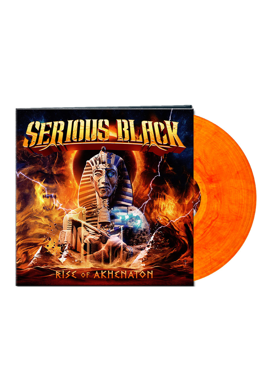 Serious Black - Rise Of Akhenaton Ltd. Red/Orange - Marbled Vinyl | Neutral-Image