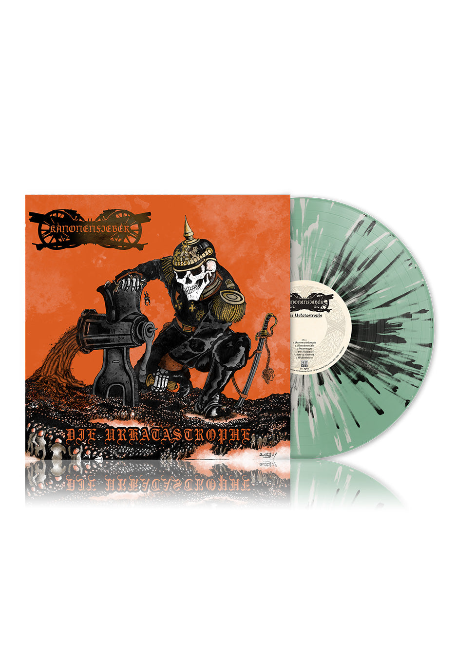 Kanonenfieber - Die Urkatastrophe Ltd. Transparent Bottle Green/Bone/Black - Splatter Vinyl | Neutral-Image