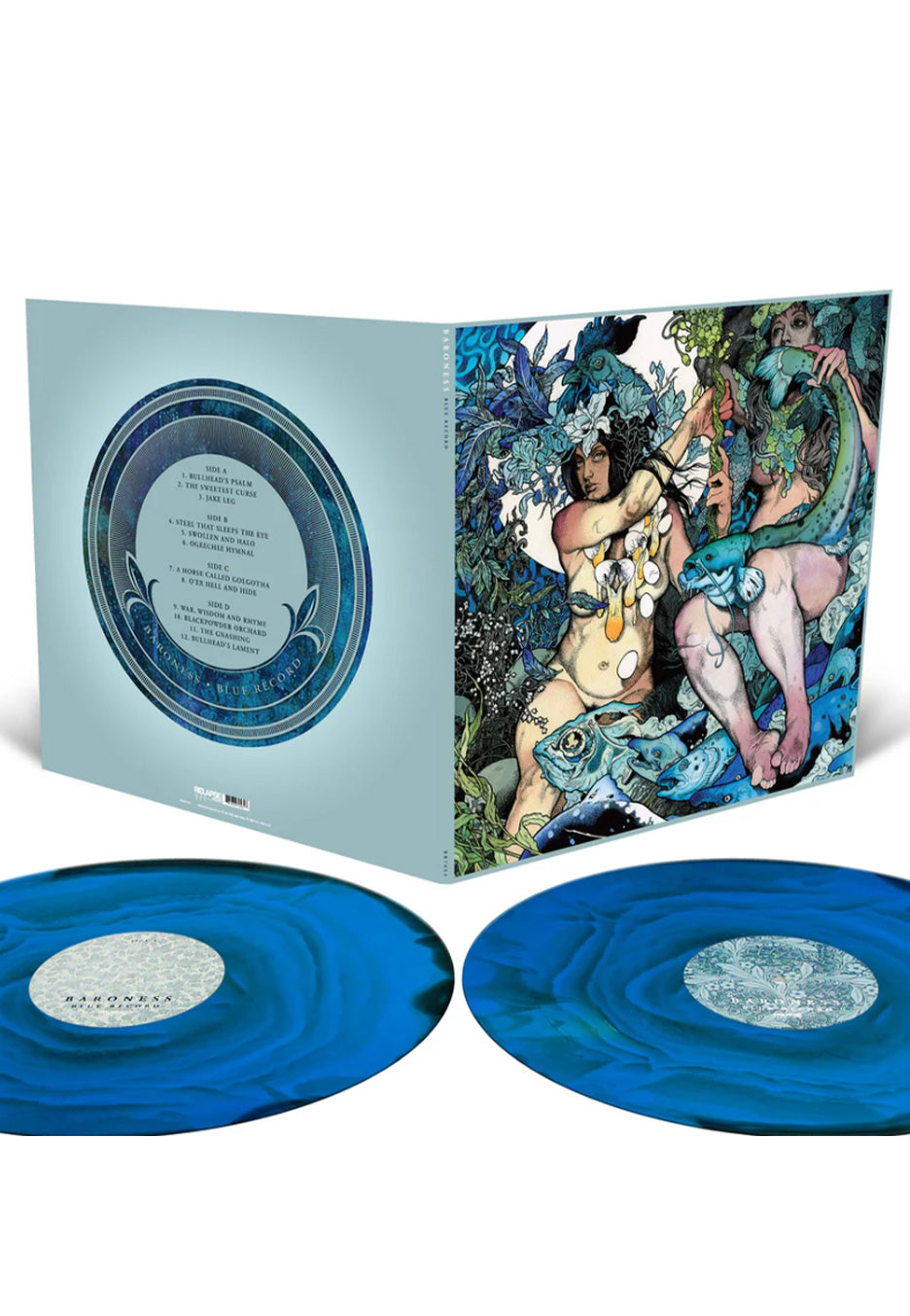 Baroness - Blue Record Ltd. Cyan/Milky Clear/Black - Colored 2 Vinyl | Neutral-Image