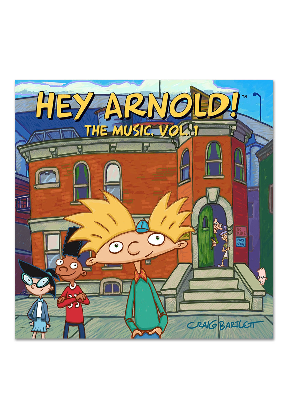 Hey Arnold - The Music Vol. 1 (Jim Lang) Ltd. Clear w/ Red/Blue/White/Bone/Pink - Splattered Vinyl | Neutral-Image