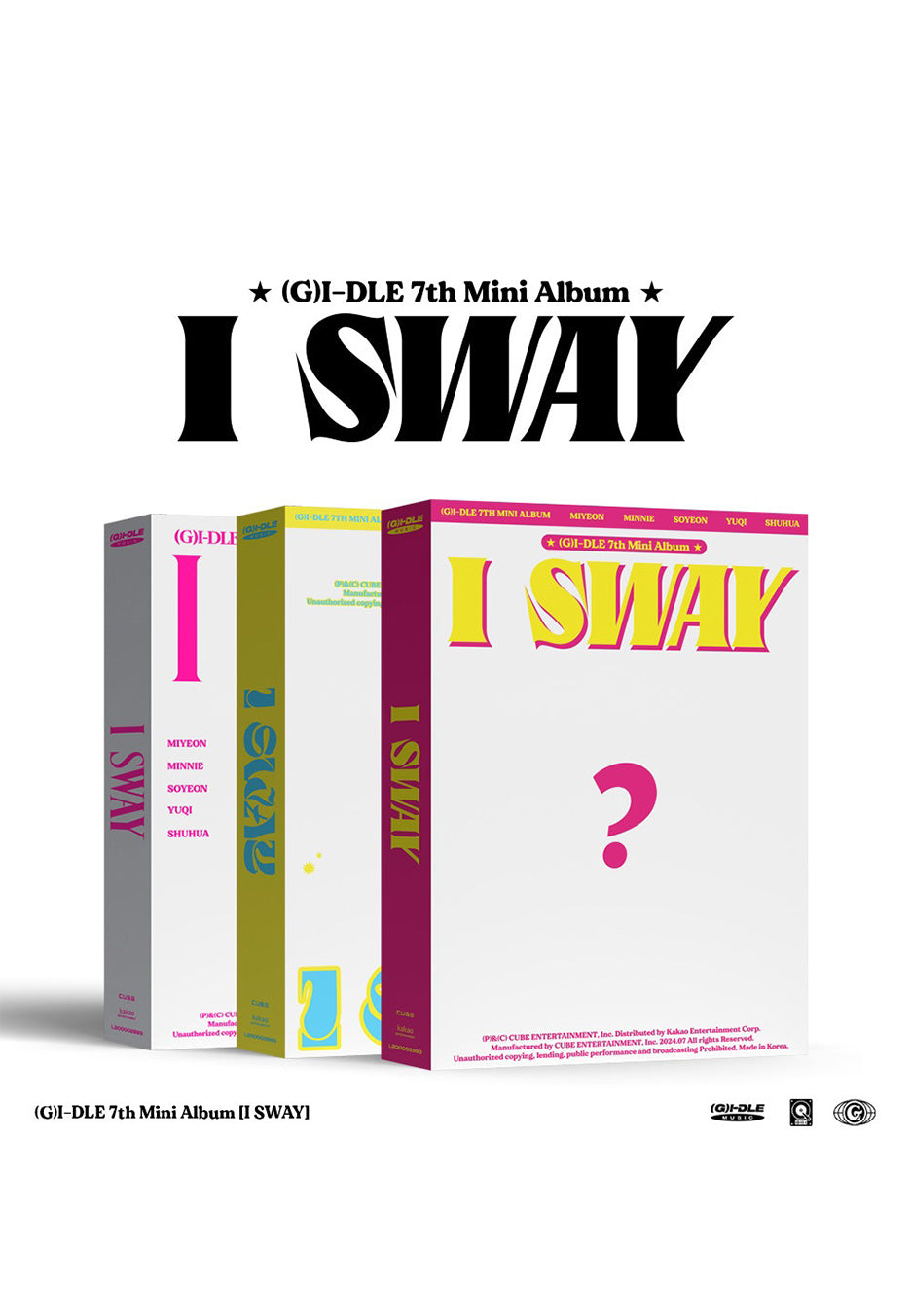 (G)I-DLE - I Sway - CD | Neutral-Image