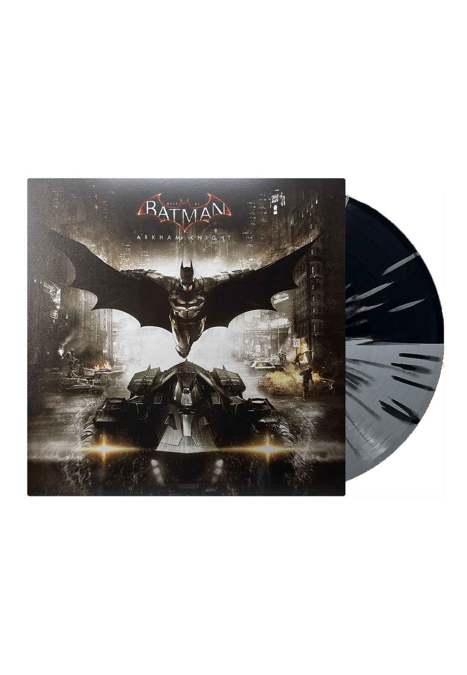 Batman - Best Of Batman Arkham Knight Ltd. Grey/Black Split w/ Splatter - Splattered Vinyl | Neutral-Image