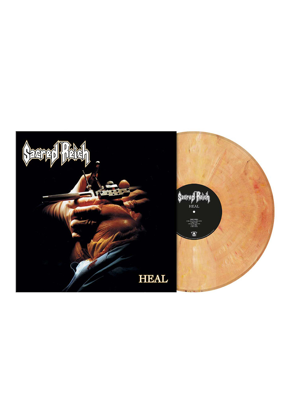 Sacred Reich - Heal (Re-Issue + Bonus Track) Ltd. Light Red/Orange - Marbled Vinyl | Neutral-Image